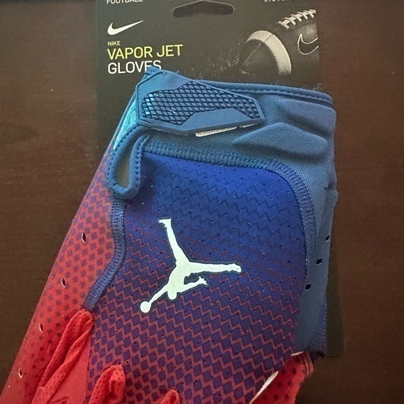 Nike Jordan Vapor Jet Gloves Pro Bowl Red/White DH7923-439 Size 3XL - Picture 1 of 4